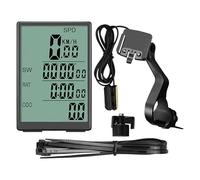 Ordinateur de Vélo | Compteur de Vitesse Lumineux | Ordinateur Vélo Filaire Données pour VTT, Route, Tout-Terrain, Entraînement