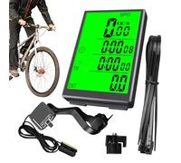 Ordinateur de vélo étanche avec câble | Ordinateur de vélo filaire avec haute précision pour sol sterré, exercice, marche, entraînement, randonnée