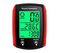 Ordinateur de vélo Filaire Compteur et odomètre avec 19 Fonctions rétroéclairage