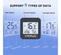 Ordinateur de vélo GPS CYCPLUS G1, chronomètre sans fil, étanche IPX6, odomètre de cyclisme, accessoires de vélo G1 Z1