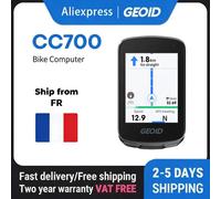 Ordinateur de vélo GPS GEOID CC700 avec écran couleur de 2,8 pouces, compteur de vitesse, navigation d'itinéraire, WIFI, étanche, odomètre de cyclisme CC700 with film