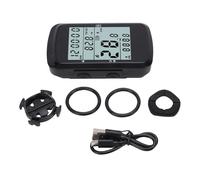 Ordinateur de vélo GPS sans Fil, écran de 2,4 Pouces, étanche à l'eau, odomètre de Cyclisme, calibrage Automatique de l'heure par Satellite, rétroéclairage Manuel, Batterie Plus