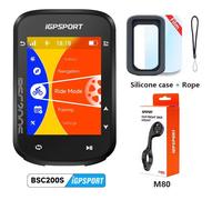 Ordinateur de vélo IGPSPORT BSC200S, compteur de vitesse sans fil, navigation GPS, capteur de cadence ANT+, étanche IPX7, odomètre de vélo BSC200S and M80