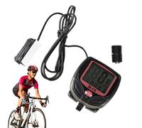 Ordinateur de vélo, IP54 étanche 19 fonctions, compteur de vitesse, écran LCD rétro-éclairé compte-distance, GPS sans fil avec arrêt automatique, 4,5 x 4,5 cm, noir