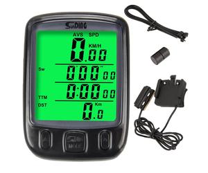 Ordinateur de vélo lcd étanche - compteur de vitesse 1