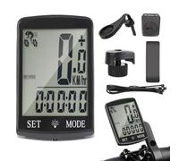 Ordinateur de vélo numérique - compteur de vitesse sans fil Odomètre | Tracker cycliste lumineux imperméable avec écran LCD, chronomètre à distance pour le vélo de route, scooter de montagne, VTT, mot