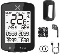 Ordinateur de vélo Rechargeable Compteur de vélo Tachymètre Compteur kilométrique IPX7 Tachymètre de vélo étanche avec écran LCD 5.8cm Capteur de vitesse Indicateur de température Convient à tous les