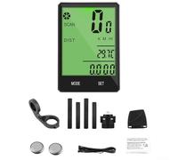 Ordinateur de vélo sans fil avec affichage de 2,8 pouces, compteur kilométrique imperméable pour vélo en plein air, noir, 15 x 12 x 8 cm