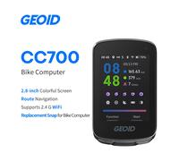 Ordinateur de vélo sans fil GEOID CC700, écran couleur, ANT+, WIFI, compteur de vitesse, étanche IPX7, odomètre de cyclisme, navigation d'itinéraire CC700 with CS600X2