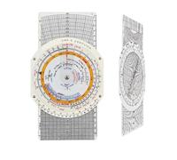 Ordinateur de Vol E6B Règle pour circulaire Navigation Ordinateur(E6B-P5) | Calculs rapides, pas de pile nécessaire, pour idéal pré-vol, compact 23x12cm, plastique robuste