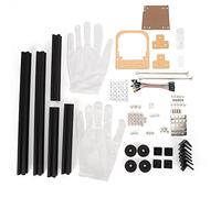 Ordinateur DIY Open e Aluminium y ITX, châssis PC Compact avec Une Excellente Dissipation Thermique, Blocs de Construction Nus pour l'assemblage, Compatible avec at