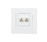 Ordinateur double prise 2xRJ45 cat.6 Asfora EPH4800121