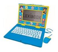 Ordinateur portable parlant éducatif bilingue La Pat Patrouille avec 170 activités (85 dans chaque langue) grand écran de 6.7? en an multicolore TU