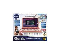 VTech Ordinateur éducatif Genio Mon Premier Vrai Ordi – Écran 5'' Souris Clavier AZERTY Rose