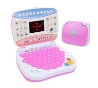 Ordinateur éducatif pour - Jouet d'apprentissage pour Tout-Petit avec Plus de 30 activités | Alphabet, Math Son Games | Cadeau pour Les 3 à 6 Ans (Anglais bilingue / Espagnol)