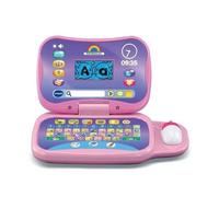 VTech – Ordinateur portable enfant Ordi Genius Pro – Écran rétroéclairé, souris, 20 jeux – Rose