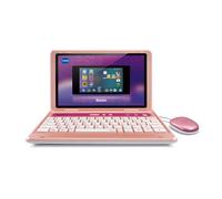 VTech Ordinateur éducatif Genio Mon Premier Vrai Ordi – Écran 5'' Souris Clavier AZERTY Rose