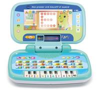 VTech - Mon Premier Ordi Éducatif et Musical, Ordinateur Portable Enfant avec Écran Animé, Clavier ABC, Poignée de Transport et 7 Jeux Éducatifs, Cadeau Enfant de 2 Ans à 5 Ans - Contenu en Français