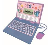 Ordinateur EXCLUSIF éducatif bilingue Stitch et Angel - 124 activités (Français-Anglais)