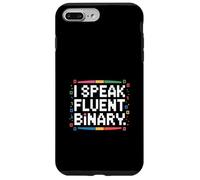 Ordinateur « I Speak Fluent Binary » Geek Coque pour iPhone 7 Plus/8 Plus