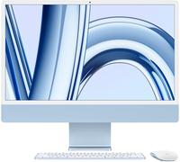 Ordinateur PC Fixe Tout En Un Apple IMAC 2023 M3 8 CPU 8 GPU 8+256GB Bleu MQRC3