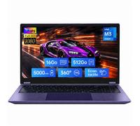 Ordinateur Portable 15 6"" FHD- 16Go RAM 512Go SSD-Intel M3-8100Y(2C/4T jusqu'à 3 4 GHz） Windows 11 Pro Écran tactile PC Portable