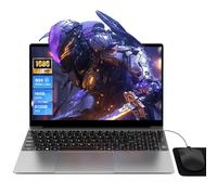 Ordinateur portable 15,6 pouces, 16 Go RAM 512 Go SSD, CPU N95 (jusqu'à 3,4 GHz), Clavier Rétroéclairé PC portable, Win11 Portables Charge de Type-C, 5G WiFi, BT 5,0, Typ-C, HDMI, USB, Souris Incl.