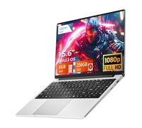 Ordinateur Portable 15.6 Pouces, Win 11 PC Portable 8Go LPDDR4 RAM 256Go SSD, Celeron N4000 Processor, Laptop 1980*1080 IPS FHD Écran, WiFi5/Mini-HDMI/USB3.0/BT4.2/Webcan, Carte TF Développer to 1To