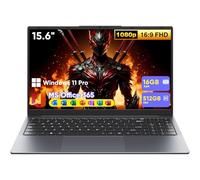 Ordinateur Portable 15,6" Window 11 Pro M3(Jusqu'à 3,40 GHz),16 Go RAM,512 Go SSD,PC Portable Ultra-Léger MS Office 365 Inclus,Écran FHD 1920x1080,Wi-Fi 5 Double Bande,BT5.0,HDMI (16GB RAM,512GB SSD)