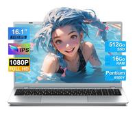 Ordinateur Portable 16.1"" IPS - Intel 6500Y - 16Go RAM 512Go SSD - Win11 Pro - Étudiant Pas Cher