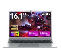 Ordinateur Portable 16.1 pouces IPS - Pentium Gold 6500Y - 16Go/512Go SSD - Batterie 5000mAh - HDMI/USB3.2/Jack3.5 - Win 11 Pro