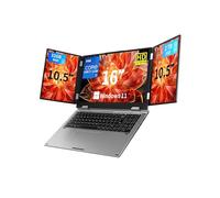 Ordinateur Portable à 3 écrans, écran Principal 16" + 2x10,5", i7-1270P, 32 Go RAM, 2 to SSD, Win 11 Pro, Wi-FI 6, BT 5.2, Reconnaissance faciale/Empreinte, Clavier AZERTY, USB-C, HDMI