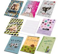 Ordinateur portable A5/16K 3 lignes couleur BF animaux (20 exemplaires)