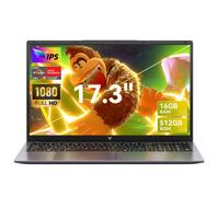 Ordinateur portable ACEMAGIC AX17 PRO avec processeur Ryzen 3 4300U, 16 Go de RAM DDR4*2 et SSD M.2 de 512 Go.