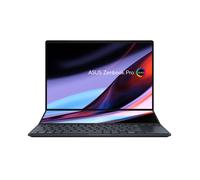 ASUS Zenbook Pro 14 Duo OLED BX8402VU-P1100X Intel® Core™ i5 i5-13500H Ordinateur portable 36,8 cm (14.5") Écran tactile WQXGA+ 16 Go LPDDR5-SDRAM 1 To SSD NVIDIA GeForce RTX 4050 Wi-Fi 6E (802.11ax) Windows 11 Pro Noir