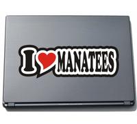 Ordinateur Portable Autocollant/Autocollant Skin/JDM/Die Cut - Ordinateur/Coeur - 210 mm I Love Mana Tees