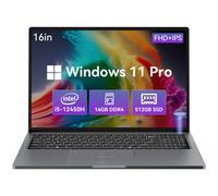 Ordinateur portable Blackview AceBook 12 16 pouces 16 Go+512 Go Core™ 12ème I5-12450H Windows 11 Pro Ordinateur portable only laptop gris