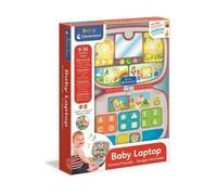 Ordinateur portable - Clementoni - Baby Friends Animals - Rouge - 23 x 30 x 6 cm - Avec son et lumières