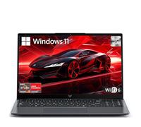 Ordinateur portable de jeu 2026 avec processeur AMD Ryzen7 7730U (jusqu'à 4,5 GHz, 8C/16T), 16 Go de RAM DDR4 512 Go SSD, carte graphique AMD Radeon, écran IPS WiFi 244", webcam, ordinateur portable