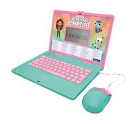 Lexibook, Gabby et la Maison Magique Ordinateur Éducatif, JC598GDHi1 | Anglais/Français, Bilingue, 124 activités, Écriture, Maths, logique, musique