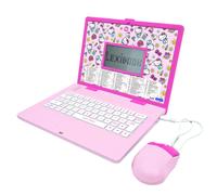Lexibook, Hello Kitty, Ordinateur Portable éducatif bilingue Anglais/Français, 164 activités de Langue, écriture, mathématiques, logique, Musique et Jeux, Garçons et Filles, JC598HKi1