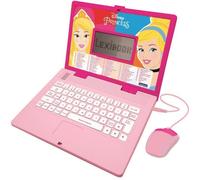 Lexibook Ordinateur éducatif bilingue Disney Princesses JC598DPi1 – 124 activités Français/Anglais