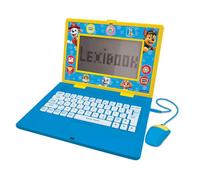 Ordinateur portable parlant éducatif bilingue La Pat Patrouille avec 170 activités (85 dans chaque langue) grand écran de 6.7? en an multicolore TU