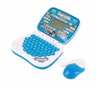 Ordinateur Portable éducatif pour Enfants, Machine d'apprentissage Bilingue, Fonction Musicale Interactive, Anglais, Espagnol, Matériel ABS pour Enfants (Blue)