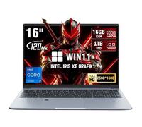 Ordinateur Portable Gaming 16"" 2,5K Intel Core i7-12700H 16Go RAM 1To SSD WiFi 6 Windows 11 USB 3.0 avec commande par pavé tactile