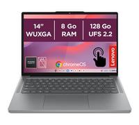 Ordinateur portable Lenovo Chromebook 14 MediaTek Kompanio 540 8 Go 128 Go Noir-Gris WUXGA IPS 400 nits Wi?Fi 6E