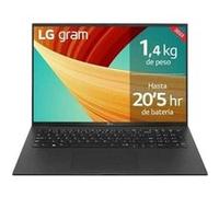 LG Gram 17Z90S Intel Core Ultra 7 155H Ordinateur portable 43,2 cm (17 ) WQXGA 16 Go LPDDR5-SDRAM 512 Go SSD Wi-Fi 6E (802.11ax) Windows 11 Home Espagnole Noir
