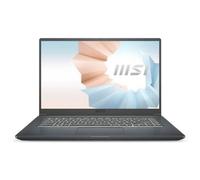 MSI Modern 15 A11SB-845ES Intel® Core™ i7 i7-1195G7 Ordinateur portable 39,6 cm (15.6") Full HD 16 Go DDR4-SDRAM 1 To SSD NVIDIA GeForce MX450 Wi-Fi 6 (802.11ax) Windows 10 Home Gris