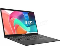 MSI Modern 15 F1MG-686XFR - Conception de charnière à 180 degrés - Intel Core 7 - 150U / jusqu'à 5.4 GHz - FreeDOS - Intel Graphics - 8 Go RAM - 512 Go SSD NVMe - 15.6" 1920 x 1080 (Full HD) - Gigabit