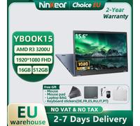 Ordinateur portable Ninkear YBOOK15 AMD Ryzen 3 3200U 15,6 pouces 360 ° Flip FHD IPS 1920*1080 écran tactile 16G + 512GB clavier rétroéclairé Windows 11 16GB+512GB